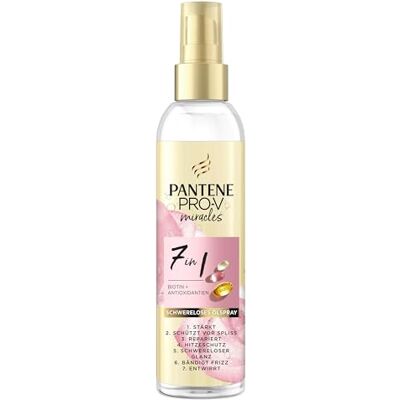 Pantene Pro-V 7in1 Schwerelöses Ölspray mit Biotin 145ml; Pro-V Miracles Haarölspray Hilft, das Haar gegen Stylingschäden zu Stärken und Schützt vor Spliss; Bändigt Frizz und Duftet Erfrischend Pantene Pro-V 7in1 Schwerelöses Ölspray mit Biotin 145ml; Pro-V Miracles Haarölspray Hilft, das Haar gegen Stylingschäden zu Stärken und Schützt vor Spliss; Bändigt Frizz und Duftet Erfrischend