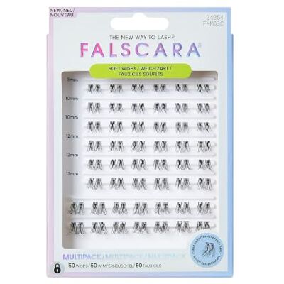 Kiss FALSCARA "Soft Wispy" 50 Wisps Wimperncluster Wimpernverlängerung 50 federleichte Wisps für einen dezenten Look, unter den Naturwimpern anzubringen, individuell schichtbar für mehr Volumen Kiss FALSCARA "Soft Wispy" 50 Wisps Wimperncluster Wimpernverlängerung 50 federleichte Wisps für einen dezenten Look, unter den Naturwimpern anzubringen, individuell schichtbar für mehr Volumen