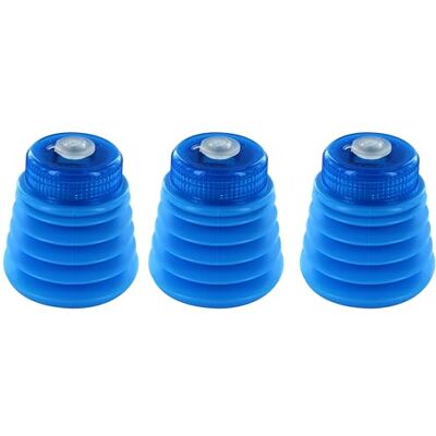 KUM Anspitzer mit Behälter Softie 221 M1, blau, 3er Pack Flexibler und bruchsicherer Behälterspitzer für Blei- und Buntstifte KUM Anspitzer mit Behälter Softie 221 M1, blau, 3er Pack Flexibler und bruchsicherer Behälterspitzer für Blei- und Buntstifte