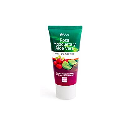 Ejove Hagebuttencreme und Aloe Vera Tube 50 ml Regenerierende und feuchtigkeitsspendende Creme für Gesicht, Hände und Körper Anti-Aging Creme für Narben, Falten und Dehnungsstreifen Ejove Hagebuttencreme und Aloe Vera Tube 50 ml Regenerierende und feuchtigkeitsspendende Creme für Gesicht, Hände und Körper Anti-Aging Creme für Narben, Falten und Dehnungsstreifen