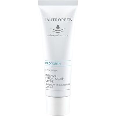 TAUTROPFEN Hyaluron Feuchtigkeits-Creme (30 ml) Intensiv pflegendes Hyaluron Creme normale bis feuchtigkeitsarme Haut botanische Hyaluronsäure, Bio-Aloe Vera & Bio-Sheabutter – Naturkosmetik TAUTROPFEN Hyaluron Feuchtigkeits-Creme (30 ml) Intensiv pflegendes Hyaluron Creme normale bis feuchtigkeitsarme Haut botanische Hyaluronsäure, Bio-Aloe Vera & Bio-Sheabutter – Naturkosmetik
