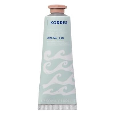 KORRES COASTAL FIG Handcreme, feuchtigkeitsspendende Handpflege, 50ml mit Süßmandelöl, natürlicher Feigenduft, silikon- & parabenfrei, vegetarisch, für weiche Hände und gepflegte Nagelhaut, KORRES COASTAL FIG Handcreme, feuchtigkeitsspendende Handpflege, 50ml mit Süßmandelöl, natürlicher Feigenduft, silikon- & parabenfrei, vegetarisch, für weiche Hände und gepflegte Nagelhaut,