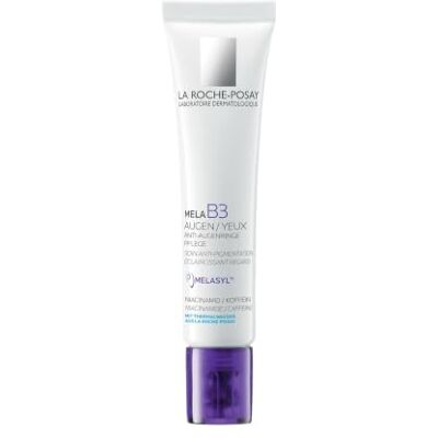 La Roche-Posay Mela B3 Augen 15 ml Intensive Pflege gegen Augenringe. Gegen alle Arten von Augenringen, mit Melasyl™, Koffein, Niacinamid und Peptiden. La Roche-Posay Mela B3 Augen 15 ml Intensive Pflege gegen Augenringe. Gegen alle Arten von Augenringen, mit Melasyl™, Koffein, Niacinamid und Peptiden.