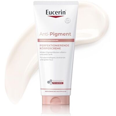 Eucerin Anti-Pigment Perfektionierende Körpercreme 200 ml, Bodylotion Mit Thiamidol, Hautpflege reduziert Pigmentflecken, peelt sanft, regeneriert & glättet die Haut Eucerin Anti-Pigment Perfektionierende Körpercreme 200 ml, Bodylotion Mit Thiamidol, Hautpflege reduziert Pigmentflecken, peelt sanft, regeneriert & glättet die Haut