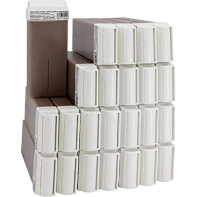 EpilWax Wachspatronen Set mit 24 Schokolade Warmwachspatronen zur Haarentfernung Enthaarungswachs 100 ml Roll-on Nachfüller EpilWax Wachspatronen Set mit 24 Schokolade Warmwachspatronen zur Haarentfernung Enthaarungswachs 100 ml Roll-on Nachfüller