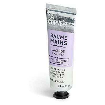 La Corvette , Lavendelblume Handcreme mit Bio-Olivenöl, 30 ml La Corvette , Lavendelblume Handcreme mit Bio-Olivenöl, 30 ml