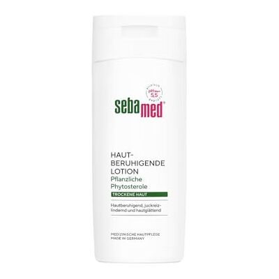Sebamed Hautberuhigende Lotion Trockene Haut 200 ml, Bodylotion für trockene Haut, wirkt hautberuhigend, juckreizlinderend und hautglättend, lindert Spannungsgefühle, mit Sheabutter Sebamed Hautberuhigende Lotion Trockene Haut 200 ml, Bodylotion für trockene Haut, wirkt hautberuhigend, juckreizlinderend und hautglättend, lindert Spannungsgefühle, mit Sheabutter