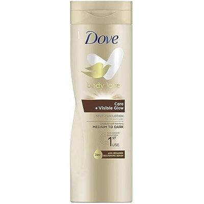 Dove 6er Pack Body Love Bodylotion Self-Tan Lotion Care+Visible Glow 400ml Dove 6er Pack Body Love Bodylotion Self-Tan Lotion Care+Visible Glow 400ml