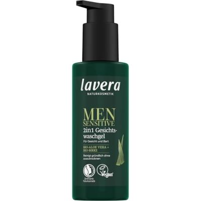 lavera Men sensitive 2in1 Waschgel Gesichtsreinigung 150 ml lavera Men sensitive 2in1 Waschgel Gesichtsreinigung 150 ml