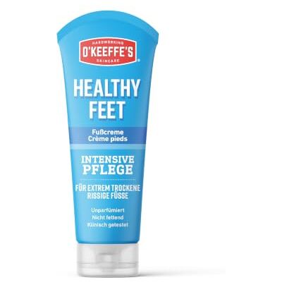O'Keeffe's O’Keeffe’s Healthy Feet Tube, 80 ml – Fußcreme für sehr trockene Haut, rissige Fersen und Füße Erhöht sofort den Feuchtigkeitsgehalt, bildet eine Schutzschicht und verhindert Feuchtigkeitsverlust O'Keeffe's O’Keeffe’s Healthy Feet Tube, 80 ml – Fußcreme für sehr trockene Haut, rissige Fersen und Füße Erhöht sofort den Feuchtigkeitsgehalt, bildet eine Schutzschicht und verhindert Feuchtigkeitsverlust