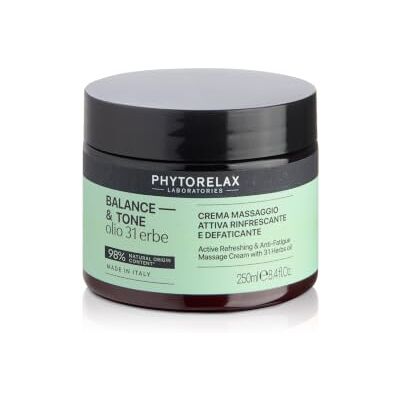 Phytorelax Laboratories Öl 31 Kräuter Vegan & Organic Reichhaltige Massagecreme Balsamic und belebend 250 ml Phytorelax Laboratories Öl 31 Kräuter Vegan & Organic Reichhaltige Massagecreme Balsamic und belebend 250 ml