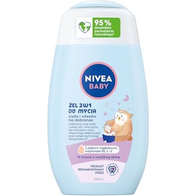 Nivea Baby Körper- und Haarwäsche - 2-in-1 Nachtpflege - 200ml Nivea Baby Körper- und Haarwäsche - 2-in-1 Nachtpflege - 200ml