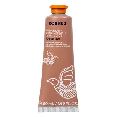 KORRES ALMOND NUT Handcreme, reichhaltige Pflege mit Süßmandelöl, 50ml warmer Mandelduft, silikon- & parabenfrei, feuchtigkeitsspendend & pflegend, praktische Reisegröße, pflegt Hände & Nagelhaut KORRES ALMOND NUT Handcreme, reichhaltige Pflege mit Süßmandelöl, 50ml warmer Mandelduft, silikon- & parabenfrei, feuchtigkeitsspendend & pflegend, praktische Reisegröße, pflegt Hände & Nagelhaut