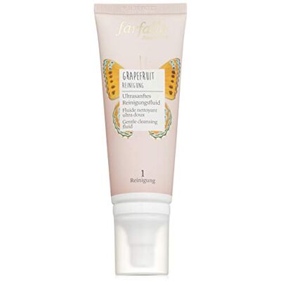 farfalla Grapefruit Reinigungsfluid 75 ml Ultrasanftes Hautpflegefluid Vitamin C-reich & Aloe Vera 100% zertifizierte Naturkosmetik farfalla Grapefruit Reinigungsfluid 75 ml Ultrasanftes Hautpflegefluid Vitamin C-reich & Aloe Vera 100% zertifizierte Naturkosmetik