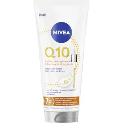 Beiersdorf NIVEA Body Q10 Straffend + Energisierend Body Serum-Lotion, straffende Body Lotion mit purem Q10, Vitamin C und Hyaluronsäure, Körpercreme für ein energiegeladenes Hautgefühl (200 ml) Beiersdorf NIVEA Body Q10 Straffend + Energisierend Body Serum-Lotion, straffende Body Lotion mit purem Q10, Vitamin C und Hyaluronsäure, Körpercreme für ein energiegeladenes Hautgefühl (200 ml)