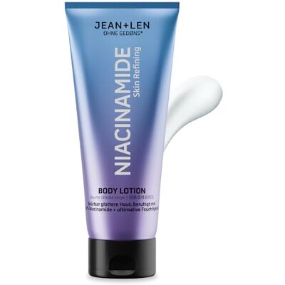 Jean & Len Body Lotion Niacinamide, vegan, 200 ml Mit 10 % Niacinamide & Vitamin E, verfeinert das Hautbild, stärkt die Hautbarriere, ohne Parabene & Silikone Jean & Len Body Lotion Niacinamide, vegan, 200 ml Mit 10 % Niacinamide & Vitamin E, verfeinert das Hautbild, stärkt die Hautbarriere, ohne Parabene & Silikone