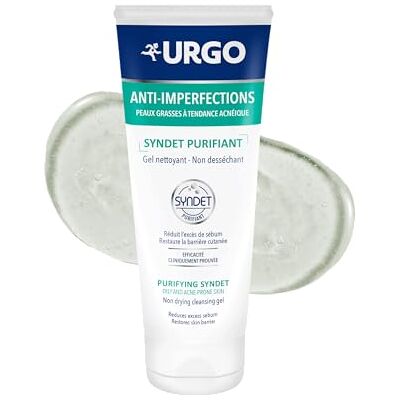 Urgo Reinigungsgel für zu Akne neigende und fettige Haut, seifenfrei 200 ml Syndet, nicht austrocknend reinigende und ausgleichende Wirkung, reduizert Talg und stellt die Hautbarriere wieder her Urgo Reinigungsgel für zu Akne neigende und fettige Haut, seifenfrei 200 ml Syndet, nicht austrocknend reinigende und ausgleichende Wirkung, reduizert Talg und stellt die Hautbarriere wieder her