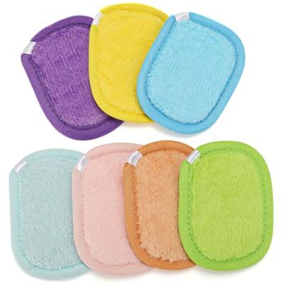 AiQInu 7 Stück Abschminkpads 10x8cm, Wiederverwendbare Abschminkpads Waschbar, Mehrfarbig Waschis Ideal für Gesichtsreinigung, Reise und Tägliche Pflege AiQInu 7 Stück Abschminkpads 10x8cm, Wiederverwendbare Abschminkpads Waschbar, Mehrfarbig Waschis Ideal für Gesichtsreinigung, Reise und Tägliche Pflege