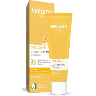 WELEDA Coldcream, Naturkosmetik Gesichtscreme zur intensiven Pflege von trockener bis sehr trockener Haut im Gesicht und am Hals, Feuchtigkeitscreme zum Schutz vor dem Austrocknen (1 x 30 ml) WELEDA Coldcream, Naturkosmetik Gesichtscreme zur intensiven Pflege von trockener bis sehr trockener Haut im Gesicht und am Hals, Feuchtigkeitscreme zum Schutz vor dem Austrocknen (1 x 30 ml)