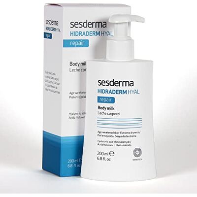 SESDERMA Hidraderm Hyal Körpermilch 200ml – Intensiv feuchtigkeitsspendende Körpermilch für trockene, dünne oder durch Therapien geschädigte Haut – Mit Hyaluronsäure & Retinaldehyd SESDERMA Hidraderm Hyal Körpermilch 200ml – Intensiv feuchtigkeitsspendende Körpermilch für trockene, dünne oder durch Therapien geschädigte Haut – Mit Hyaluronsäure & Retinaldehyd