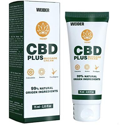 Weider CBD Cream (75ml) Entzündungshemmende Creme, Ringelblume, Arnika Weider CBD Cream (75ml) Entzündungshemmende Creme, Ringelblume, Arnika