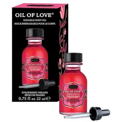 KAMA SUTRA KAMASUTRA COSMETICS Oil of Love, Pink, Strawberry Dreams, 22 milliliter KAMA SUTRA KAMASUTRA COSMETICS Oil of Love, Pink, Strawberry Dreams, 22 milliliter