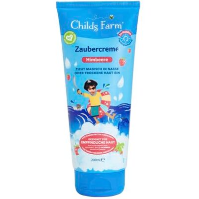 Childs Farm Zaubercreme 200 ml Himbeere Für empfindliche oder trockene Haut 24-Stunden-Feuchtigkeitsversorgung Childs Farm Zaubercreme 200 ml Himbeere Für empfindliche oder trockene Haut 24-Stunden-Feuchtigkeitsversorgung