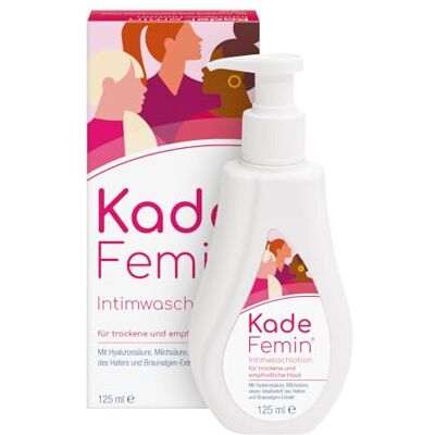 KADEFEMIN Intimwaschlotion: Die beruhigende Imtimpflege für Frauen, für trockene und empfindliche Haut, 125 ml KADEFEMIN Intimwaschlotion: Die beruhigende Imtimpflege für Frauen, für trockene und empfindliche Haut, 125 ml