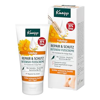 Kneipp Repair & Schutz Intensiv-Fußcreme Für trockene bis rissige Haut Hochdosiert 30% Urea 50 ml Kneipp Repair & Schutz Intensiv-Fußcreme Für trockene bis rissige Haut Hochdosiert 30% Urea 50 ml