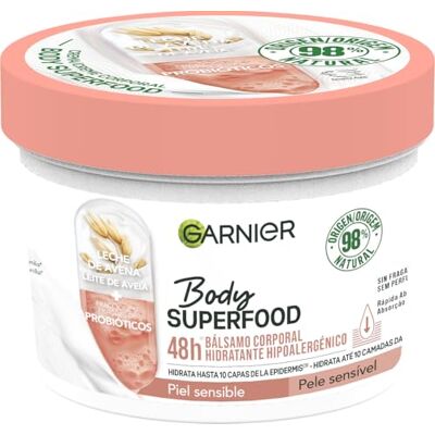 Garnier Bodyfood Hypo-Körperbalsam, feuchtigkeitsspendend, 380 ml Garnier Bodyfood Hypo-Körperbalsam, feuchtigkeitsspendend, 380 ml