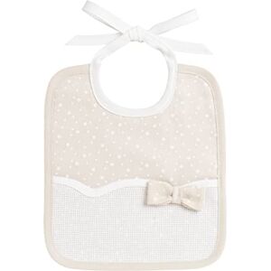 Giorgia Baumwollpiquet Baby-Lätzchen mit Sternendruck und Aida-Sticktasche - Baby Lätzchen Giorgia Baumwollpiquet Baby-Lätzchen mit Sternendruck und Aida-Sticktasche - Baby Lätzchen
