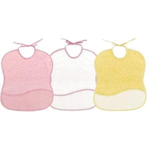 Ti TIN 3er-Pack Kreuzstich-Lätzchen 100% Baumwolle mit sehr weichem Griff, Farbe rosa, Maße: 25x30 cm Lätzchen mit Bändchenverschluss, sehr einfach zu benutzen. Ti TIN 3er-Pack Kreuzstich-Lätzchen 100% Baumwolle mit sehr weichem Griff, Farbe rosa, Maße: 25x30 cm Lätzchen mit Bändchenverschluss, sehr einfach zu benutzen.