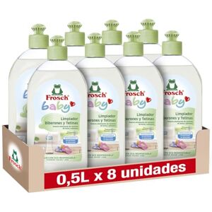 Frosch Baby Baby- und Saugerreiniger, entfernt Milch- und Speisereste, hypoallergen und umweltfreundlich, 8 Stück x 500 ml Frosch Baby Baby- und Saugerreiniger, entfernt Milch- und Speisereste, hypoallergen und umweltfreundlich, 8 Stück x 500 ml
