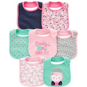 Simple Joys by Carter's Baby-Lätzchen für zahnende Babys, Mädchen, 7 Stück ,Pink/Mint ,One Size Simple Joys by Carter's Baby-Lätzchen für zahnende Babys, Mädchen, 7 Stück ,Pink/Mint ,One Size