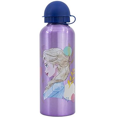 Stor Disney Frozen 530 ml Aluminiumflasche für Kinder, mit Ausguss und Sicherheitsverschluss, waschbar und wiederverwendbar Stor Disney Frozen 530 ml Aluminiumflasche für Kinder, mit Ausguss und Sicherheitsverschluss, waschbar und wiederverwendbar