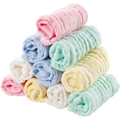 Extsud Baby Mussola Waschlappen 10er Pack - Baby Typ Extsud Baby Mussola Waschlappen 10er Pack - Baby Typ