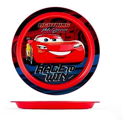 Lulabi Cars Disney Teller aus Polypropylen, dekoriert, 20,5 cm Lulabi Cars Disney Teller aus Polypropylen, dekoriert, 20,5 cm