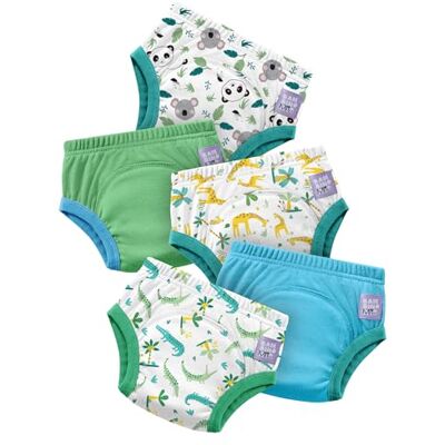 Mitac 5er-Pack Wiederverwendbare Baumwoll-Trainingshose 18–24 Monate Waschbare Pull-up-Höschen zum Toilettentraining für Babys und Kleinkinder – 100 % Baumwolle – sanft zur empfindlichen Haut Mitac 5er-Pack Wiederverwendbare Baumwoll-Trainingshose 18–24 Monate Waschbare Pull-up-Höschen zum Toilettentraining für Babys und Kleinkinder – 100 % Baumwolle – sanft zur empfindlichen Haut