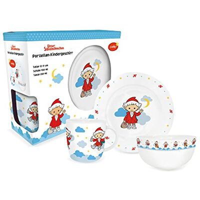 TROTSCH Trötsch Unser Sandmännchen Geschirrset aus Porzellan: Geschirr für Kinder Kindergeschirr Geschenk Geschenkidee Geschirrset Unser Sandmännchen Sonstiges Zubehör TROTSCH Trötsch Unser Sandmännchen Geschirrset aus Porzellan: Geschirr für Kinder Kindergeschirr Geschenk Geschenkidee Geschirrset Unser Sandmännchen Sonstiges Zubehör