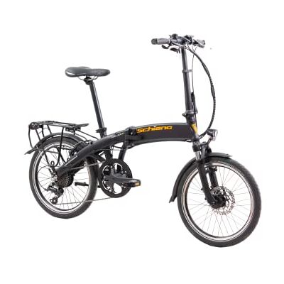 F.lli Schiano E Bike Klappbar 20 Zoll, 374Wh Akku, 40Nm Motor, Shimano 8-Gang, Klapprad Ebike Herren Damen, Galaxy Schwarz-Orange F.lli Schiano E Bike Klappbar 20 Zoll, 374Wh Akku, 40Nm Motor, Shimano 8-Gang, Klapprad Ebike Herren Damen, Galaxy Schwarz-Orange