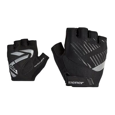 Ziener Kinder Cull Fahrrad-/Mountainbike-/Radsport-Handschuhe Kurzfinger atmungsaktiv/dämpfend, Black, S Ziener Kinder Cull Fahrrad-/Mountainbike-/Radsport-Handschuhe Kurzfinger atmungsaktiv/dämpfend, Black, S