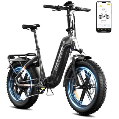 HOVSCO Klapprad E Bike 20 x 4.0 Zoll Fatbike für Erwachsene HOVSCO Klapprad E Bike 20 x 4.0 Zoll Fatbike für Erwachsene