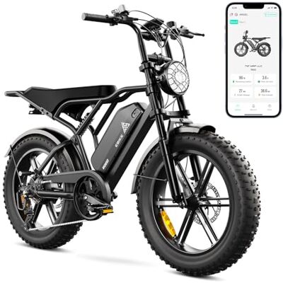TS TST GRP LLC TST E Bikes Mountainbike Fatbike 20 x 4.0 Zoll Elektrofahrrad Herren Damen Elektro Fahrrad mit APP-Steuerung und Federung, E Fatbike 48V 15Ah Batterie 250W Motor 25km/h E Fahrrad TS TST GRP LLC TST E Bikes Mountainbike Fatbike 20 x 4.0 Zoll Elektrofahrrad Herren Damen Elektro Fahrrad mit APP-Steuerung und Federung, E Fatbike 48V 15Ah Batterie 250W Motor 25km/h E Fahrrad