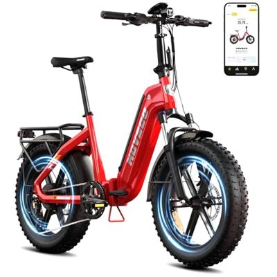 HOVSCO Klapprad E Bike 20 x 4.0 Zoll Fatbike für Erwachsene HOVSCO Klapprad E Bike 20 x 4.0 Zoll Fatbike für Erwachsene