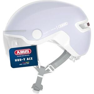 ABUS Stadthelm HUD-Y ACE stylischer Fahrradhelm mit Visier und magnetischem, aufladbarem LED-Rücklicht für Damen und Herren Pure Lavender, Größe M ABUS Stadthelm HUD-Y ACE stylischer Fahrradhelm mit Visier und magnetischem, aufladbarem LED-Rücklicht für Damen und Herren Pure Lavender, Größe M