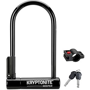 Kryptonite Keeper Standard Bügelschloss aus gehärtetem Stahl mit Vinylbeschichtung, Schnapp-Halterung, Sicherheitslevel 5/10, für Fahrräder oder Scooter, Gewicht 0,93 kg, 10,2 x 20,3 cm Kryptonite Keeper Standard Bügelschloss aus gehärtetem Stahl mit Vinylbeschichtung, Schnapp-Halterung, Sicherheitslevel 5/10, für Fahrräder oder Scooter, Gewicht 0,93 kg, 10,2 x 20,3 cm