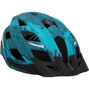 Fischer Erwachsene Fahrradhelm, Radhelm, Cityhelm Urban Plus NY, S/M, 52-59cm, blau, mit integriertem LED-Rücklicht Fischer Erwachsene Fahrradhelm, Radhelm, Cityhelm Urban Plus NY, S/M, 52-59cm, blau, mit integriertem LED-Rücklicht