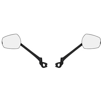 ZEFAL Espion E80 Pack Set aus zwei Fahrradspiegeln für links und rechts Elektrofahrrad-Zubehör zur Verbesserung der Sichtbarkeit Lenkerhalterung 110 cm² Made in France ZEFAL Espion E80 Pack Set aus zwei Fahrradspiegeln für links und rechts Elektrofahrrad-Zubehör zur Verbesserung der Sichtbarkeit Lenkerhalterung 110 cm² Made in France