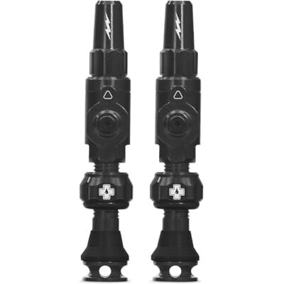 Muc-Off Big Bore Lite - Schwarz - 45 mm schlauchlose Ventil Muc-Off Big Bore Lite - Schwarz - 45 mm schlauchlose Ventil