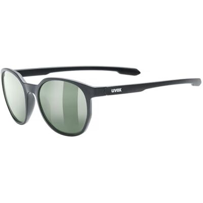 Uvex LGL 54 Sonnenbrille für Damen und Herren starker Schutz vor Sonnenstrahlung 100% UVA-, B, C Schutz black matt/green one size Uvex LGL 54 Sonnenbrille für Damen und Herren starker Schutz vor Sonnenstrahlung 100% UVA-, B, C Schutz black matt/green one size